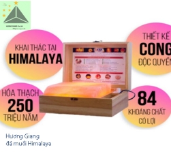 Hộp đá muối massage chân