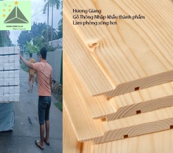 Gỗ Thông Phòng Xông Hơi - Gỗ Nhập khẩu Thành Phẩm
