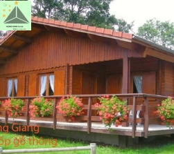 Thiết Kế Thi Công Nhà Bằng Gỗ Thông 